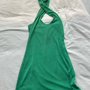 With Jean Mini Dress